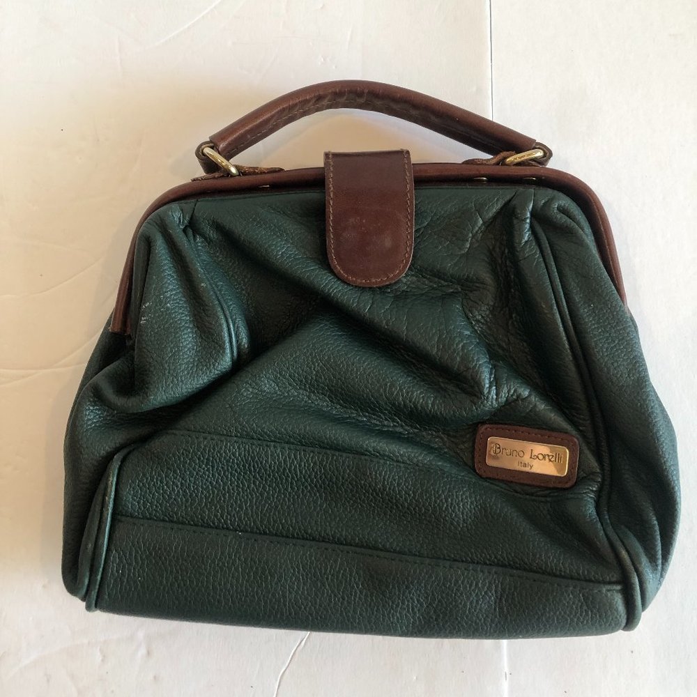 Bruno Lorelli Green Purse Handbag - 3" Strap Drop